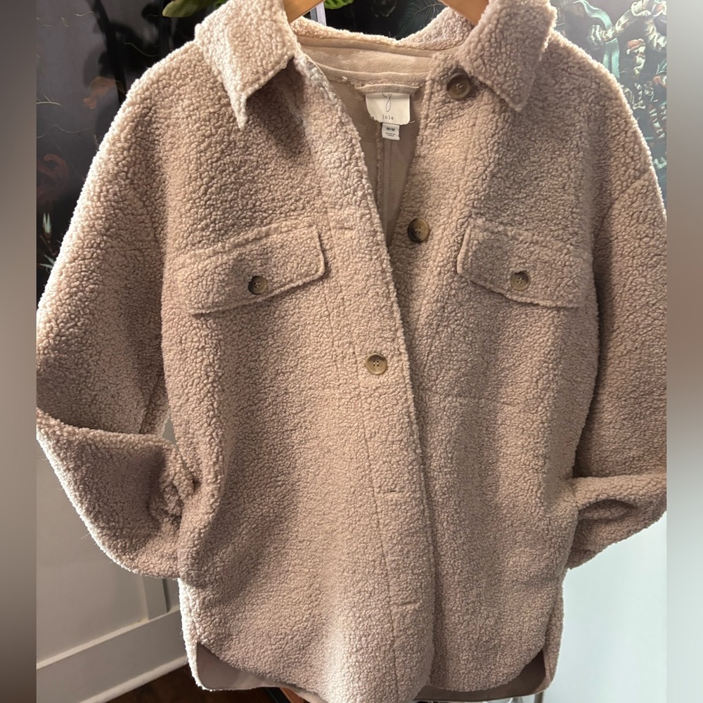 Joie Beige Teddy Jacket